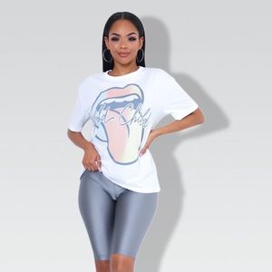 Wild Child High Waist Shorts and Shirt Set